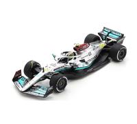 MODÈLE STATIQUE DIECAST DIECAST SPARK 1/18 F1 MERCEDES W13 LEWIS HAMILTON 2022