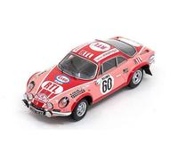 Spark Model ALPINE A110 1800 N.60 RALLY MONTE CARLO 1972 P.MOSS-CARLSSON-E.CRELL