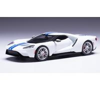 MODÈLE STATIQUE DIECAST IXO 1/43 FORD GT HELLCAT 2017 BLANC/BLEU