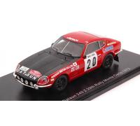 MODÈLE STATIQUE DIECAST SPARK 1/43 DATSUN 240Z 20 RALLY MONTECARLO 1972