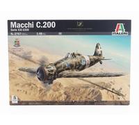 MODÈLE STATIQUE ITALIEN AERMACCHI C200 AVION MILITAIRE 1939 ÉCHELLE 1/48