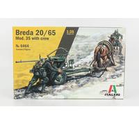 MODÈLE STATIQUE ITALIEN FIGURINE BREDA 20/65 CANON MILITAIRE ÉCHELLE 1/35