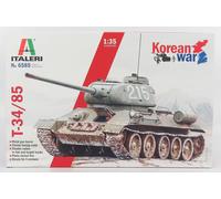 1:35 Italeri T-34/85 Korean War include canna in metallo e fotoinc.Kit IT6585 Mo