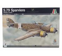 MODÈLE STATIQUE ITALIEN SAVOIE MARCHETTI S79 ÉPARVIERO AVION MILITAIRE 1/72