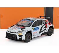 MODÈLE STATIQUE IXO 1/18 TOYOTA YARIS GR RALLY FINLANDE 2024 YUKI YAMAMOTO