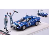 Ixosport Modèle 1/43 Lancia Stratos HF Monte-Carlo 1979 Vainqueur n°4 Darniche/Mahe avec figurine