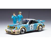 MODÈLE STATIQUE IXO 1/43 PORSCHE COURSE 1 WINNER RALLY MONTECARLO 1978