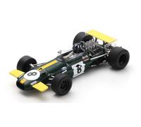 MODÈLE STATIQUE SPARK 1/43 F1 BRABHAM BT26A GRAHAM HILL 1969 BRITISH GP
