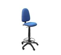 Modèle T04cpbali200 Chaise De Bureau Ergonomique Avec Mécanisme De Contact Permanent, Réglable En Hauteur Et Roues De Parquet Bleu