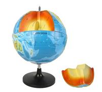 Modèle tectonique de la Terre - Modèle tectonique Interne de la Terre - pour Les modèles de géographie de l'école Primaire, des Sciences et du secondaire, Bleu, 33 cm,Blue-33cm