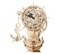 Modèle Temporel 3D Pour La Construction Du Bois - Projet Puzzle En Bois Encastré, Ensemble De Montres De Table, Création De Design Vintage De Boucanier, Hobby D'ingénierie Fai-da, Joué