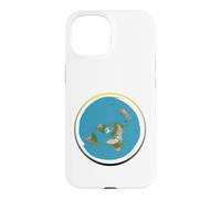 Modèle Terre Plate avec Cycle biblique Jour Nuit Coque pour iPhone 15