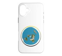 Modèle Terre Plate avec Cycle biblique Jour Nuit Coque pour iPhone 16 Plus