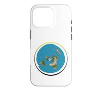 Modèle Terre Plate avec Cycle biblique Jour Nuit Coque pour iPhone 16 Pro