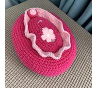 Modèle tricoté des organes génitaux féminins - Anatomie de l'utérus for la formation post-partum et la démonstration en cours de physiologie(D)