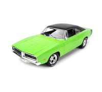 Modèle Voiture 1 18 pour Voiture Sport Dodge Charger R/T 1969 Modèle Alliage Moulé Pression Modèle Voiture pour Adulte