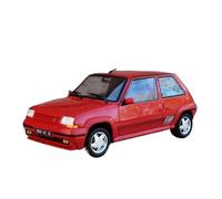 Modèle Voiture Alliage moulé sous Pression Renault Supercinq GT Turbo 1989 Collection décoration intérieure échelle 1:18