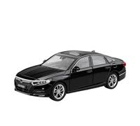Modèle Voiture Alliage pour Honda Accord 1:24 Véhicules Jouets Moulés sous Pression Méta Collection Son Et De Lumière Élevés Jouets Non RC(Noir)