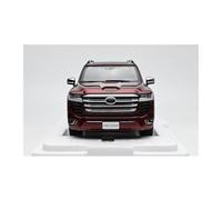Modèle Voiture en Alliage 1:18 pour Toyota Land Cruiser LC300 ZX Ornements avec Portes Ouvertes Décorations Métalliques Collection nostalgique(Red)