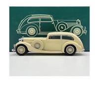 Modèle Voiture en Alliage moulé sous Pression pour Jaguar X-Type Police 2004 1/43 Objets Collection Souvenirs Exposition(Yellow)