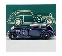 Modèle Voiture en Alliage moulé sous Pression pour Jaguar X-Type Police 2004 1/43 Objets Collection Souvenirs Exposition(Dark Blue)