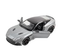 Modèle Voiture Miniature 1:22 for Modèle Voiture Sport Aston Martin DBS Métal Moulé Pression Miniature Modèle Voiture À Rétrofriction Musicale Modèle réduit Voiture(Titanium)