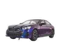 Modèle Voiture Miniature 1:24 for BMW I5M60 Modèle Voiture Miniature Alliage Moulé Pression Lumière 6 Portes Peuvent Être Ouvertes vers L'arrière Modèle réduit Voiture(Purple)