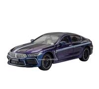 Modèle Voiture Miniature 1:24 for BMW M3 Track Edition M8 Modèle De Voiture De Sport en Alliage Moulé sous Pression Roue Pullback Modèle Exquis Modèle réduit Voiture(M8 Purple)