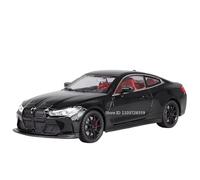 Modèle Voiture Miniature 1:24 for BMW M4 760Li Modèle Voiture Miniature Alliage Moulé Pression Lumière Les Portes Peuvent Être Ouvertes vers L'arrière Modèle réduit Voiture(M4 Black)