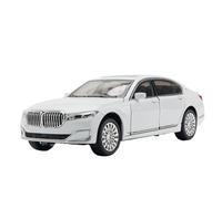 Modèle Voiture Miniature 1:24 for BMW The 7 760Li X5 Alliage Moulé sous Pression Exquis Phares Et Modèle De Voiture De Simulation De Sons Modèle réduit Voiture(THE7 White)