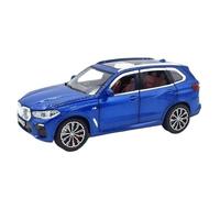 Modèle Voiture Miniature 1:24 for BMW The 7 760Li X5 Alliage Moulé sous Pression Exquis Phares Et Modèle De Voiture De Simulation De Sons Modèle réduit Voiture(X5 Blue)