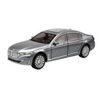 Modèle Voiture Miniature 1:24 for BMW The 7 760Li X5 Alliage Moulé sous Pression Exquis Phares Et Modèle De Voiture De Simulation De Sons Modèle réduit Voiture(THE7 Titanium)
