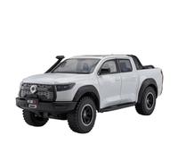 Modèle Voiture Miniature 1:24 for Great Wall Motors POER Modèle Haval X-Dog Alliage Moulé sous Pression Voiture Son Et Lumière Pull Back Véhicule Modèle réduit Voiture(GWM White)
