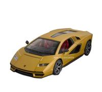 Modèle Voiture Miniature 1:24 for Lamborghini Revuelto Modèle Voiture Sport Alliage Moulé sous Pression Countach LPI800-4 avec Lumière en Retrait Modèle réduit Voiture(LPI800-4 Yellow)