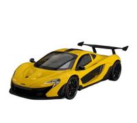 Modèle Voiture Miniature 1:24 for McLaren MCL P1 Modèle Miniature De Voiture De Sport en Alliage Moulé sous Pression avec Son Et Lumière De Rétroaction Modèle réduit Voiture(Yellow)