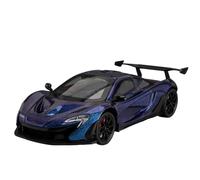 Modèle Voiture Miniature 1:24 for McLaren MCL P1 Modèle Miniature en Alliage Moulé sous Pression Super Voiture De Sport Simulation De Son Et De Lumière Modèle réduit Voiture(Purple)