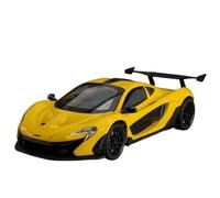 Modèle Voiture Miniature 1:24 for McLaren MCL P1 Modèle Miniature Voiture Sport Alliage Moulé sous Pression Voiture Simulation Son Et De Lumière Modèle réduit Voiture(Yellow)