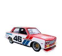 Modèle Voiture Miniature 1:24 for Nissan 1971 Datsun 510#46 Modèle De Voiture en Alliage Artisanat Ornements Collection Modèle De Voiture À L'échelle Modèle réduit Voiture(1971 Datsun 510)