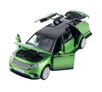 Modèle Voiture Miniature 1:32 Convient pour Land Rover Range Rover Velar Extended Edition Modèle Voiture Alliage Métallique Moulé Clignotante Ornements Modèle réduit Voiture(Green)