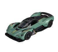 Modèle Voiture Miniature 1:32 for Aston Martin Vulcan Alliage Modèle Voiture Sport Métal Moulé Pression Ouverture Porte Lumière Tirer vers L'arrière Modèle réduit Voiture(Valkyrie Green)