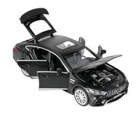 Modèle Voiture Miniature 1:32 for Benz AMG GT63S Modèle De Voiture De Sport en Alliage Moulé sous Pression Véhicule Lumières Collection Exquise Huili Modèle réduit Voiture(Black)
