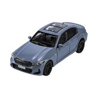 Modèle Voiture Miniature 1:32 for BMW 320i The 3 2023 Modèle Voiture Alliage Modèle Véhicule Métal Moulé Pression Simulation Lumière Collection Ornements Modèle réduit Voiture(Titanium)