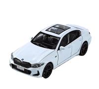 Modèle Voiture Miniature 1:32 for BMW 320i The 3 2023 Modèle Voiture Alliage Modèle Véhicule Métal Moulé Pression Simulation Lumière Collection Ornements Modèle réduit Voiture(White)