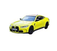 Modèle Voiture Miniature 1:32 for BMW M4 IM G82 Super Voiture De Sport en Alliage Modèle De Voiture avec Collection De Sons Et De Lumières À Tirer Modèle réduit Voiture(Yellow)