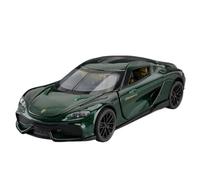 Modèle Voiture Miniature 1:32 for Gem Age Mega-GT Gemini Alloy Mini Car Diecast Metal Scale Car Model Sound and Light Modèle réduit Voiture(Green Box)