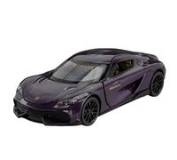 Modèle Voiture Miniature 1:32 for Gem Age Mega-GT Gemini Alloy Mini Car Diecast Metal Scale Car Model Sound and Light Modèle réduit Voiture(Purple Box)