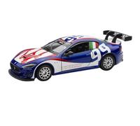 Modèle Voiture Miniature 1:32 for Maserati GranTurismo MC GT4 Alliage Pression Modèle Voiture Lumière Tirer vers L'arrière Ornements Exquis Collection Modèle réduit Voiture(Blue Box)