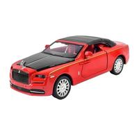 Modèle Voiture Miniature 1:32 for Rolls-Royce Dawn Spofec Alliage Moulé sous Pression Modèle Voiture Lumière Tirer L'arrière Collection Ornements Bureau Modèle réduit Voiture(Red)
