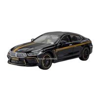Modèle Voiture Miniature Modèle De Voiture De Sport BMW M3 Track Edition M8 À L'échelle 1:24, en Alliage Moulé sous Pression, avec Roues À Tirer Modèle réduit Voiture(M8 Black)