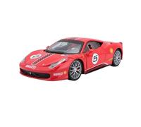 Modèle Voiture Miniature Modèle De Voiture en Alliage Moulé sous Pression Ferrari 499P LMH Formula Racing 488 250GTO FXXK 458 À L'échelle 1:24 Modèle réduit Voiture(458 CHALLLENGE)